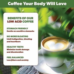 Low Acid Organic Coffee – Whole Bean, Mold-Free & 16 Ounce (Pack of 1)