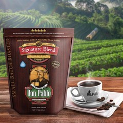 Don Pablo Gourmet Coffee – Signature Blend – Medium Dark 32 Ounce (Pack of 1)