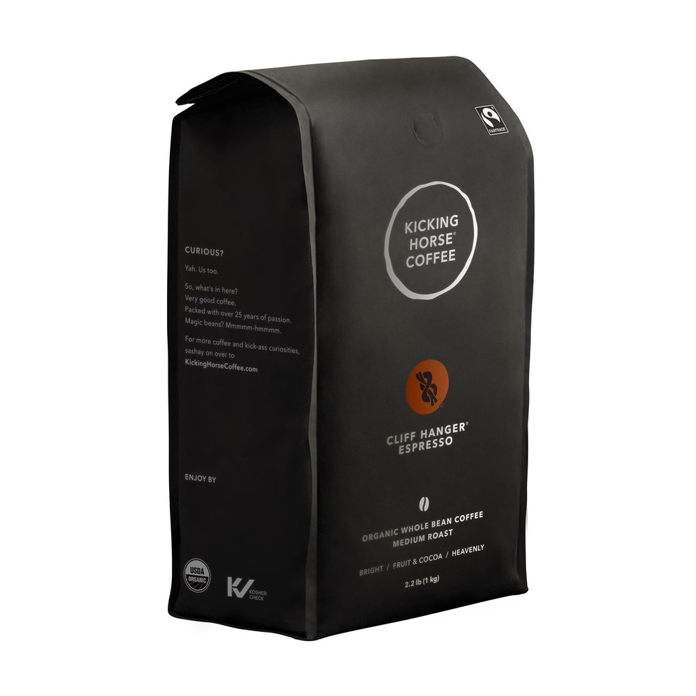 Kicking Horse 35.2 Ounce (Pack of 1), Cliff Hanger Espresso – Medium Roast