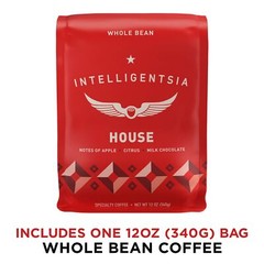 Intelligentsia House Blend Whole Bean Coffee 12 Ounce Bag Direct Trade Freshness