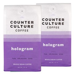 Counter Culture Whole Bean Coffee 2-Pack (Hologram – 12 Ounce (Pack of 2)