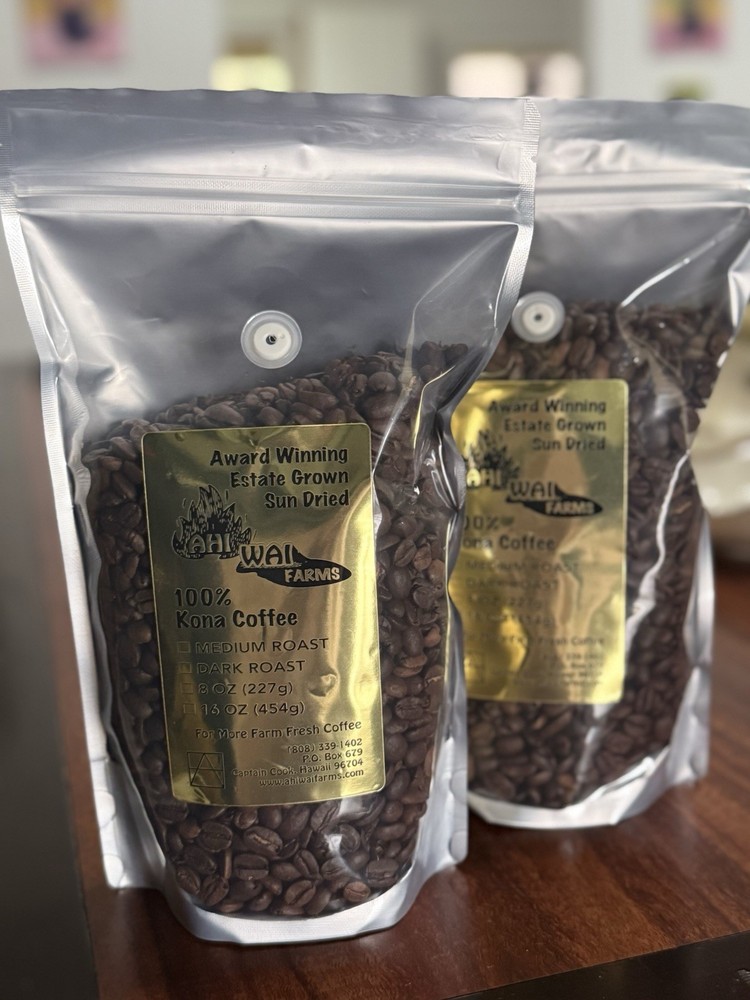 100% authentic Hawaiian coffee from Kona. This taste and smell are incomparable!
