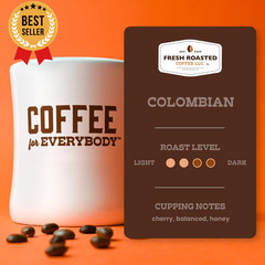 100% Colombian Whole Bean Coffee Medium Roast 2lb Kosher Coffee Beans