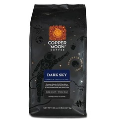 Copper Moon Dark Sky Blend, Roast Coffee, Whole 80 Ounce (Pack of 1)