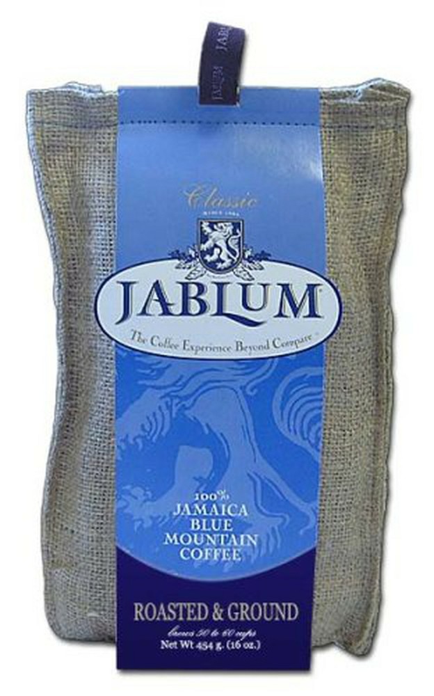 Jablum Jamaica Blue Mountain Coffee, Ground, 16 oz bag, 3 pack