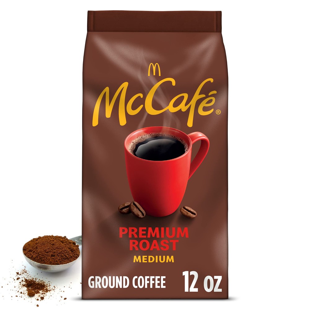 McCaf Premium Medium Roast Coffee 12oz 100 Arabica Beans Kosher Fresh Brew