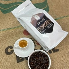 1kg Fresh Roasted Espresso Coffee Beans DARK,Whole Bean or Ground