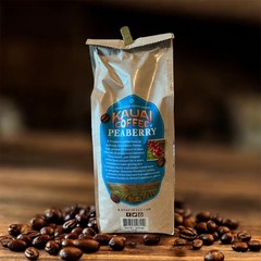 KAUAI COFFEE PEABERRY 100% HAWAIIAN WHOLE BEAN COFFEE 16OZ / 1LB