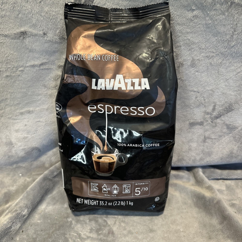 Lavazza Espresso Whole Bean Coffee 2.2 lb | Medium Roast 100% Arabica Beans