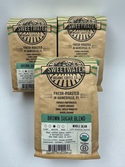 Sweetwater Brown Sugar Coffee Lot of 3 12oz Whole Bean Sealed 3/2026