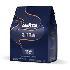 Super Crema Whole Bean Coffee, Medium Espresso Roast, Arabica and Robusta Ble…