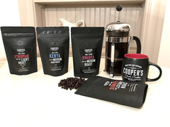 Gourmet Wine & Bourbon Barrel Aged Coffee Bean Gift Set – 3-Pack 4Oz