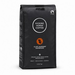 Kicking Horse Coffee Cliff Hanger Esp Medium Roast Espresso Whole Bean 2.2 lbs