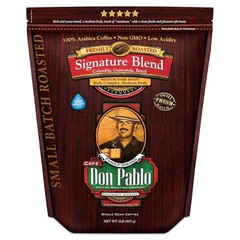 Don Pablo 100% Arabica Coffee – Signature Medium-Dark Roast, Low Acidity 32oz