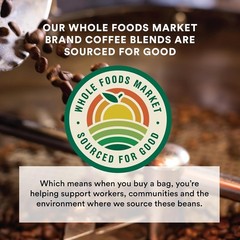 , Organic Early Bird Blend, Medium Roast Whole Bean Coffee, Cocoa & Roasted Nuts