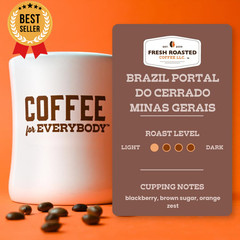 Brazil Minas Gerais Whole Bean Coffee Light Roast Kosher 2 lb 32 oz