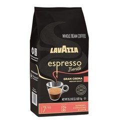 Lavazza Espresso Barista Gran Crema Whole Bean Coffee 2.2Lb Dark Roast 35.2Oz