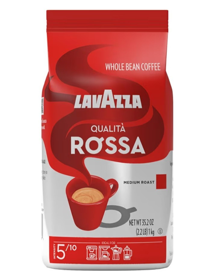 Qualita Rossa Roast Whole Bean Coffee by Lavazza – 35.2 oz Coffee
