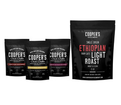 Ethiopian Bold Light Roast Coffee & Wine Barrel Aged 3-Pack Box Set