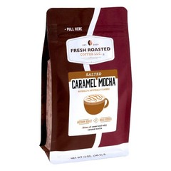 Salted Caramel Mocha Flavored Coffee 12 oz Medium Roast Kosher Whole Bean