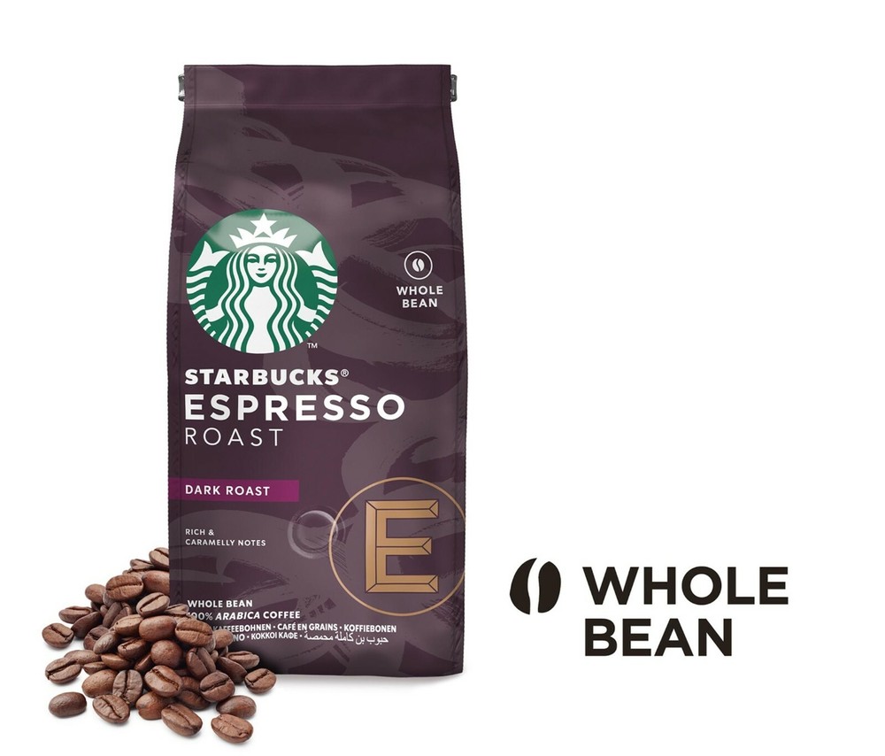 STARBUCKS ESPRESSO ROAST – Dark Roast Whole Bean coffee 200g