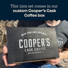 3-Bag Bourbon Barrel Aged Whole Bean Coffee Set Sumatra Ethiopian Rwanda