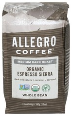 Organic Espresso Sierra Whole Bean Coffee, 12 oz