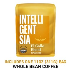 Intelligentsia Coffee, USDA Organic Light Roast Whole Bean Coffee, 100% Arabica