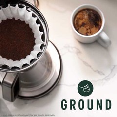 Starbucks Ground Coffee, Dark Roast Hot 12 Ounce (Pack of 6), Italian
