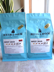 Heirloom Roastery West Java Whole Bean Coffee 16 oz each (Lot of 2)