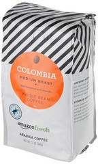 100% Arabica Colombia Medium Roast Coffee – Whole Beans for Flavor Lovers, 12 oz