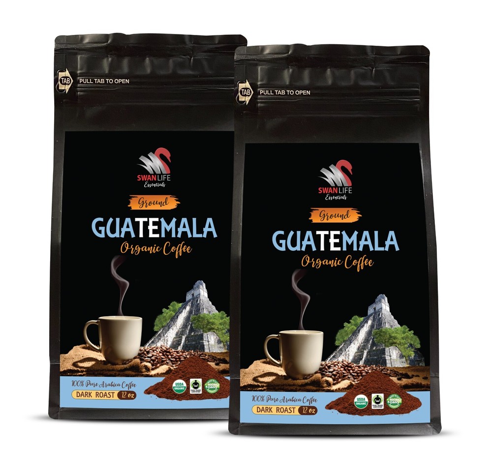 Crafted Cup – GUATEMALA GROUND ORGANIC COFFEE – Coffee Bliss 2Pack
