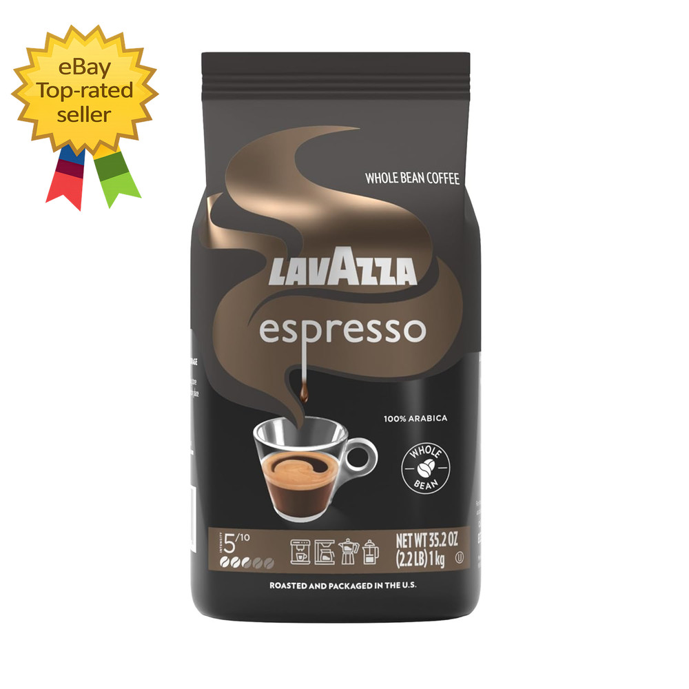 Espresso Whole Bean Coffee Medium Roast 100% Arabica, 2.2 Lb Bag Pack of 1