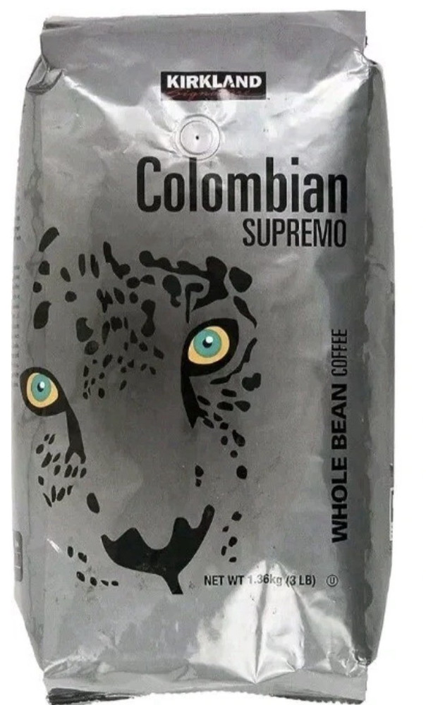 ​Kirkland Colombian Supremo Whole Bean Coffee Medium Roast 3 LB Bags fast ship