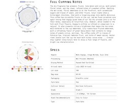 Ethiopia Sunrise – (Light Roast) 312g, 11oz Bag
