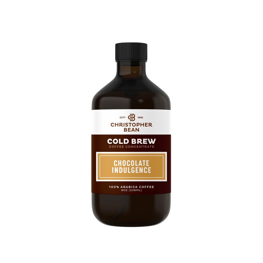 Christopher Bean Chocolate Indulgence Cold Brew Coffee Bottle-100% Arabica Beans
