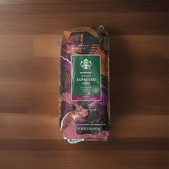 Starbucks Decaf Espresso Dark Roast Whole Bean Coffee 1lb / 16oz Bag Exp 2026