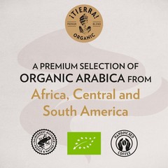 ¡Tierra Organic for Planet Whole Bean Coffee, Light Roast, 100% Arabica, 2.2 …