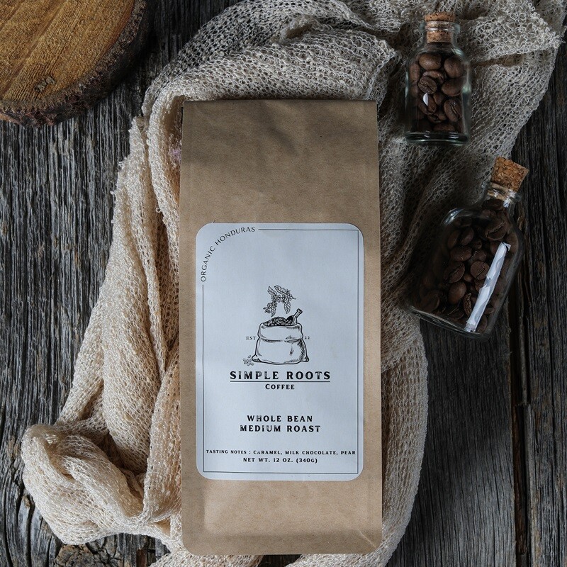 Honduras Coffee Organically Grown Fair Trade Medium Roast- 12 Oz, 2 lb, 5 lb
