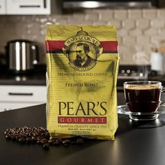 Pear’s French Roast Ground Coffee | 8 oz | Brenmar