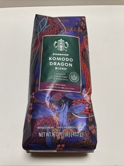 Starbucks KOMODO DRAGON Whole Bean Coffee 1lb Bag Whole Bean BB:12/2026
