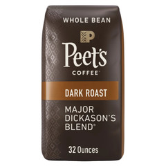 2lb Peet’s Coffee Dark Roast Whole Bean. Major Dickason’s Blend 32oz