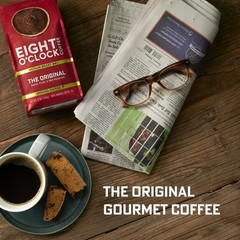 Eight O’Clock The Original 100% Whole Bean Coffee, Medium Roast, Kosher, 32 Oz