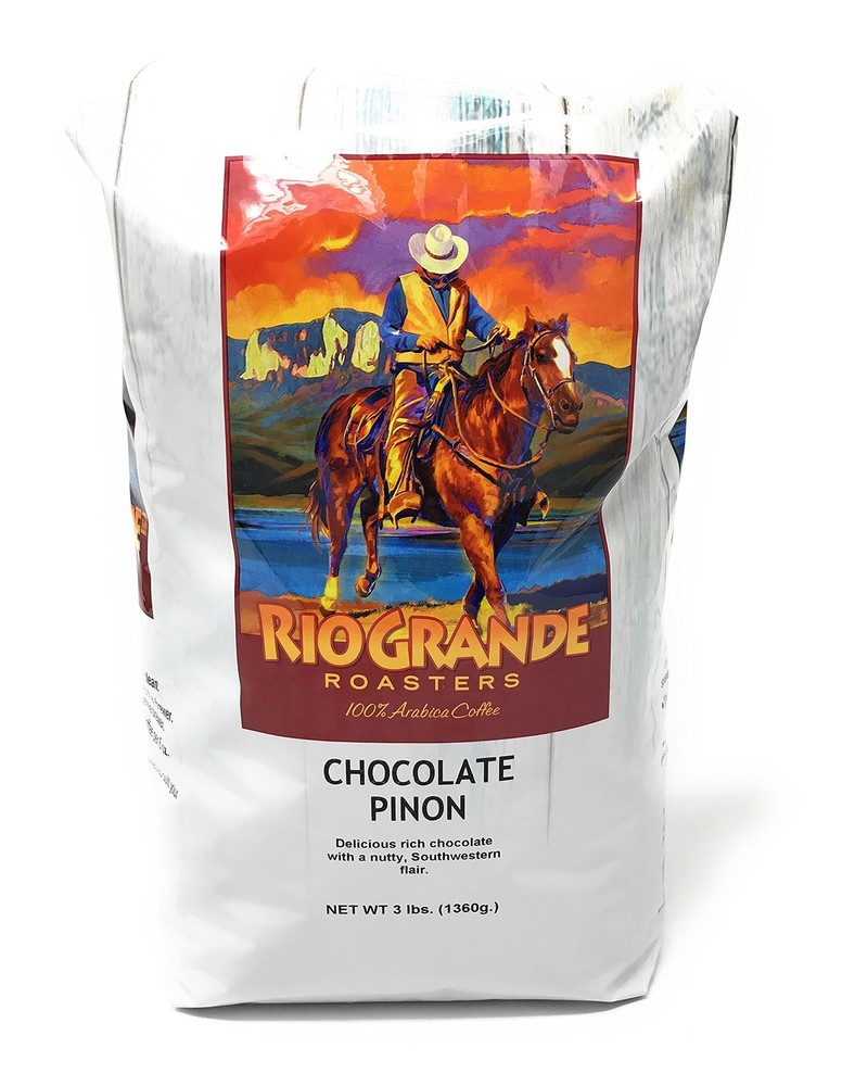 Rio Grande Roasters Chocolate Pinon Whole Bean Coffee 3 lb Bag