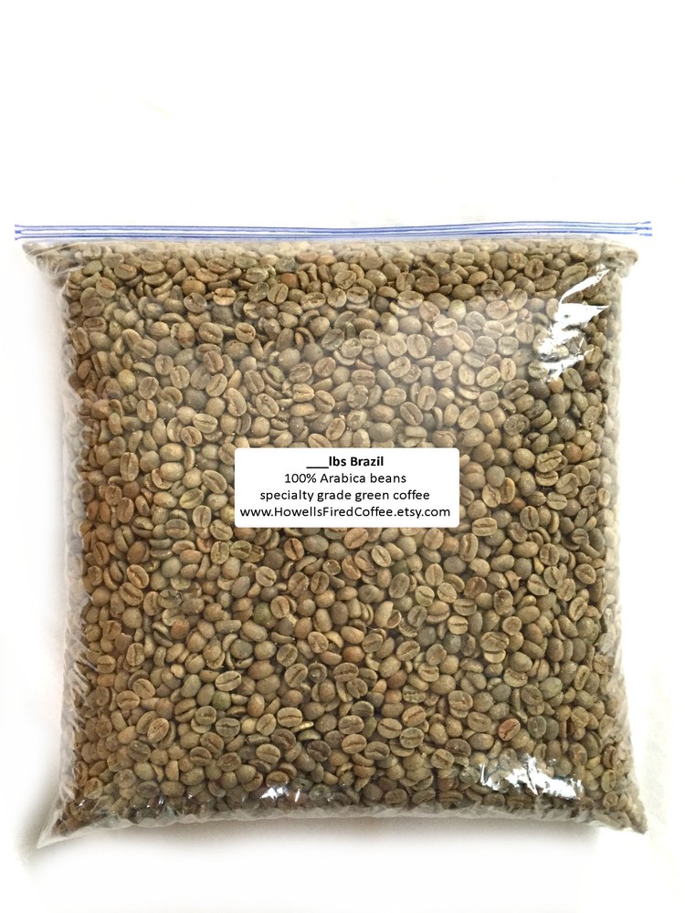 12 lbs Green Coffee – Brazil green beans – specialty grade green beans