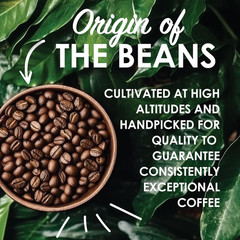 Coffee, Blue Mountain Blend – Medium-Light Roast, Whole Bean