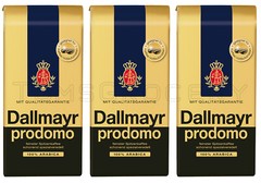 3 x DALLMAYR PRODOMO Coffee Beans Top-Quality Arabica German Product 500g 17.6oz