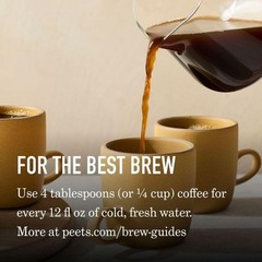 Peet’s Coffee, Dark Roast Whole Bean 32 Ounce (Pack of 1), Espresso Forte