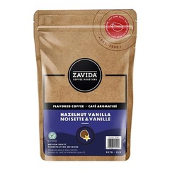 Zavida Premium Hazelnut Vanilla Whole Bean Coffee, 2 LB