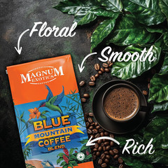 Coffee, Blue Mountain Blend – Medium-Light Roast, Whole Bean